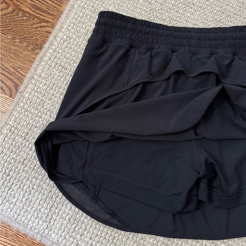 Lululemon Hotty Hot Athletic Skort Black Sz. 14 - Picture 7 of 7